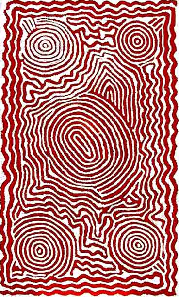 CLICK the artwork to view the artist's  entire collection - Barney Campbell Tjakamarra (1928-2007) Paintings
