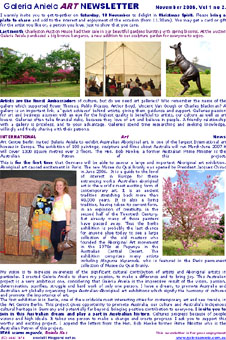   click on the images to open a larger window to read the art-newsletter