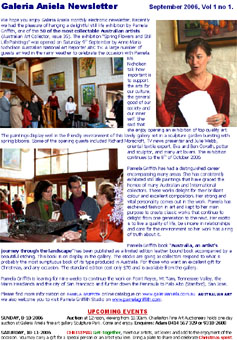   click on the images to open a larger window to read the art-newsletter
