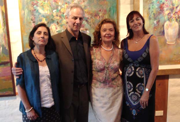 Helena & Jamie Boyd, Aniela, and Anne Maria Nicholson, a senior journalist with ABC TV News and Current Affairs